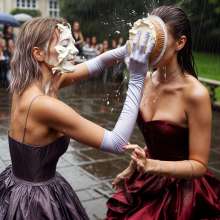 Sleazoid44: Well-dressed women, well-aimed pies