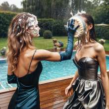 Sleazoid44: Well-dressed women, well-aimed pies