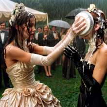 Sleazoid44: Well-dressed women, well-aimed pies