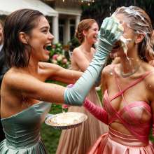 Sleazoid44: Well-dressed women, well-aimed pies