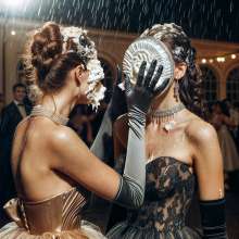 Sleazoid44: Well-dressed women, well-aimed pies