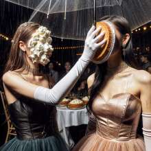 Sleazoid44: Well-dressed women, well-aimed pies