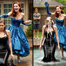 Sleazoid44: When the formal party water fight gets gooey