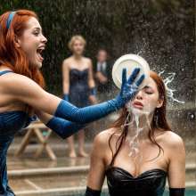 Sleazoid44: When the formal party water fight gets gooey