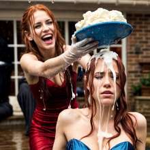 Sleazoid44: When the formal party water fight gets gooey