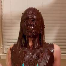 Slimed Models: Scarlett the Human Chocolate Fountain