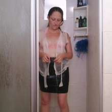 Thefetishgirl: Shower with a Tease
