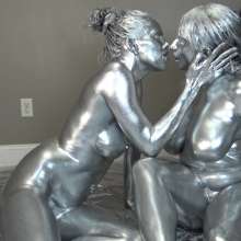 Jayce: "Silver Belles" Brooklyn and Lia Get Naughty in Mehron!