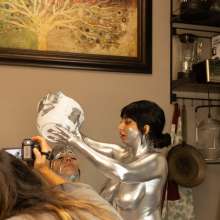 Jayce: "Silver Belles" Brooklyn and Lia Get Naughty in Mehron!