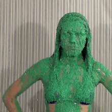 Anglefan: Ava gets slimed in a thong!