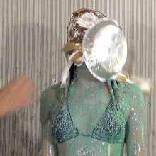 Anglefan: Ava gets slimed in a thong!