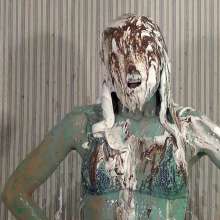 Anglefan: Ava gets slimed in a thong!