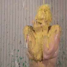 Anglefan: Kat's nude sliming