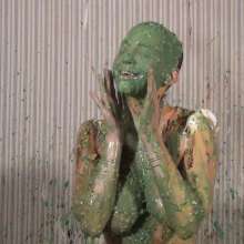Anglefan: Kat's nude sliming