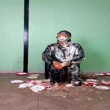 RevSlymsford: Sophia's Epic Leather Trashing With Pies and Gunge