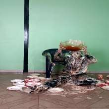 RevSlymsford: Sophia's Epic Leather Trashing With Pies and Gunge