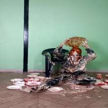 RevSlymsford: Sophia's Epic Leather Trashing With Pies and Gunge