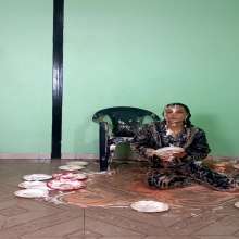 RevSlymsford: Sophia's Epic Leather Trashing With Pies and Gunge