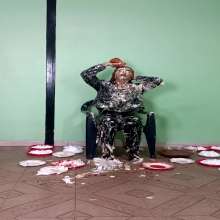 RevSlymsford: Sophia's Epic Leather Trashing With Pies and Gunge
