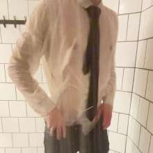 noahwet: Taking a Soapy Bath Fully-clothed