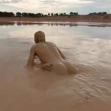 TannerQS: Tanner and Muddylynx Explore Quarry Clay :3