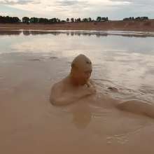 TannerQS: Tanner and Muddylynx Explore Quarry Clay :3