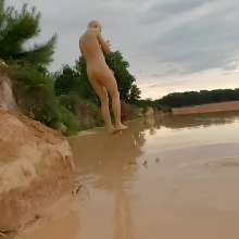 TannerQS: Tanner and Muddylynx Explore Quarry Clay :3