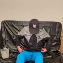 Chav Boy Messy Mark: Trackies and Basketball Shorts Filled with Gooey Food