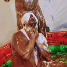 messybadger: Two Studs and a Whole Lotta Sploshing!
