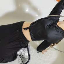 Get Your Snaps: Violet gets wet in black