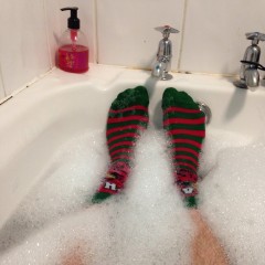 jamcustard22: Socks in the bath