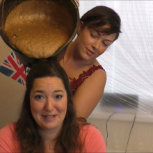 CandyCustard: Maria, Brandi and Honour compete in epic messy cake contest