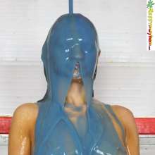 bosunbob: Photoset of Jen, knicker filling with the gunge tank and gunged naked!