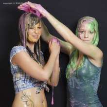 WAM Photography: Weekend Sale--Tammy and Leslie and Lots of Slime