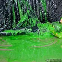 EuroWAM Team: Kinga all covered with green slime