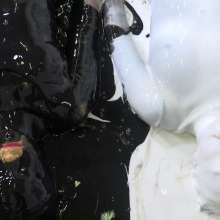 MostWam: Bobby& Corrine in a Bronze Gunge Bath [Braless]