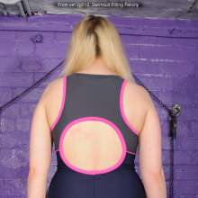DungeonMasterOne: Swimsuit filling with Felicity: green gunge!