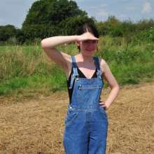 DungeonMasterOne: Mud!  Friday and Chastity in cute overalls push each other in!