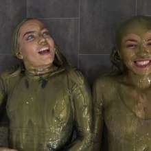 MostWam: Bobby& Corrine in a Bronze Gunge Bath [Braless]