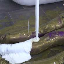 MostWam: Bobby& Corrine in a Bronze Gunge Bath [Braless]