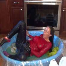 Jayce: Oily Pool Clothes Changing and Masturbation in Jeans and Socks!