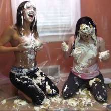 RevSlymsford: Jayce and Jilly's Tit 4 Tat Messy Catfight..Sibling Rivalry!