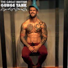 jay852uk: Fitness model Mazord gets gunged in The Great British Gunge Tank