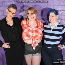 DungeonMasterOne: Penny Banks comes to Saturation Hall in a three girl mess frenzy!