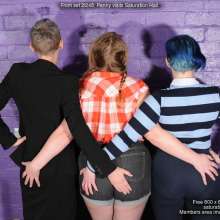 DungeonMasterOne: Penny Banks comes to Saturation Hall in a three girl mess frenzy!