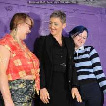 DungeonMasterOne: Penny Banks comes to Saturation Hall in a three girl mess frenzy!