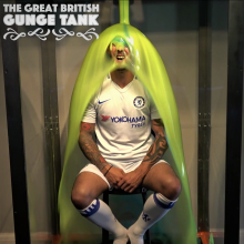 jay852uk: Fitness model Mazord gets gunged in The Great British Gunge Tank