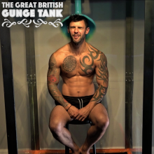 jay852uk: Fitness model Mazord gets gunged in The Great British Gunge Tank