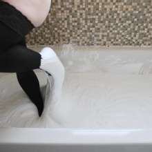 Stella: Stella orgasms and gets stuck in a tub of fluffy white slime.