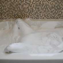 Stella: Stella orgasms and gets stuck in a tub of fluffy white slime.